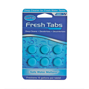 Fresh Water Tabs, 6/pk