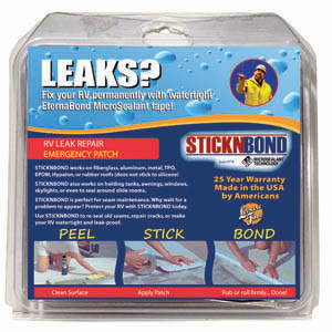 White 6" x 6" Patch Roof Repair Kit