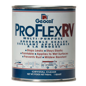 1 Quart Clear Proflex RV Flexible Brushable Sealant