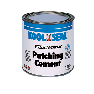 White 1 Quart Acrylic Patching Cement