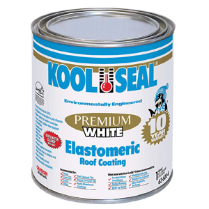 1 Quart White Elastomeric Roof Coating