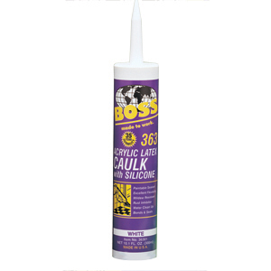 10.1 oz White Acrylic Latex Caulk