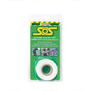 White 1" x 10' SOS Silicone Tape