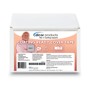 4"x 50' Adhesive Back Coating Ready Cover Tape
