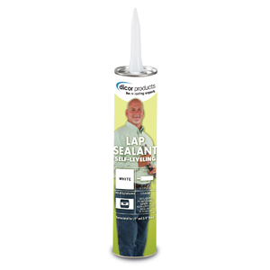 White 10.3 oz EPDM Rubber Roof Lap Sealant