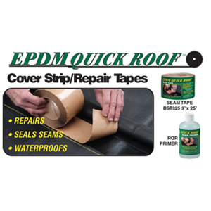 Black 3" x 25' Butyl Seam Tape