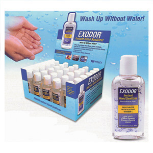 2 oz Exodor Hand Sanitizer, 36/pk