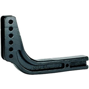 8-1/4" Rise x 5-3/4" Drop x 15"L 14-1/4"H Wt Distribution Shank