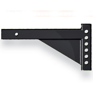 8" Rise x 18" Long x 4" Drop Adjustable Shank