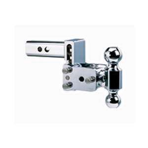 Chrome 6" Double Ball Tow And Stow