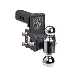 10" Drop Dual Mount Tow & Stow Ball Mount