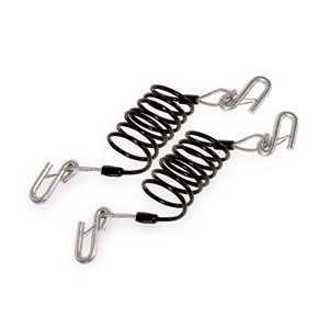 Coiled Safety Cable, 1 pair