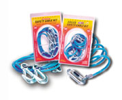 Single Hook 64" 6,000 lb Cable, 2/pk