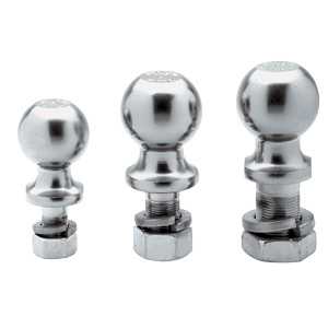 1-7/8" x 1" x 2-1/8" Ht Ball-Z-Pkg Zinc Hitch Ball