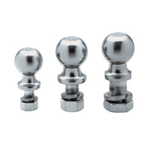 2" x 3/4" x 1-1/2" Ht Ball-Z-Pkg Zinc Hitch Ball