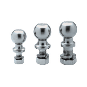 2" x 1" x 2-1/8" Ht Ball-Z-Pkg Zinc Hitch Ball