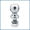 2" x 3/4" x 2-3/8" Chrome Hitch Ball, Pkg