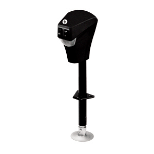 Black 3,500 lb Electric Tongue Jack