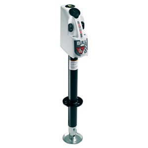 White 4,000 lb Electric Tongue Jack
