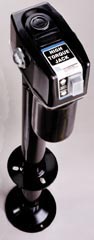 Black 2" Post 3,000 lb Hi-Power Tongue Jack