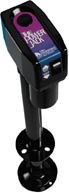 Black 2" Post 2,500 lb Hi-Power Tongue Jack