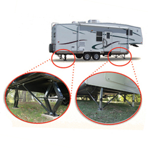 Set of 6 Universal 5th Wheel Stabilizers