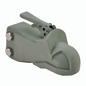 12,000 lb Adj Height 2-5/16" Ball Straight Coupler w/o Channel