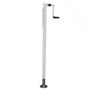 Set of 4 Polar White Acme Screw Jacks