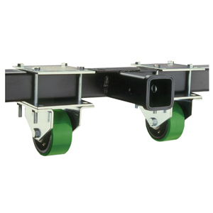 4" Hitch Bar Mount Rigid Skid Wheels