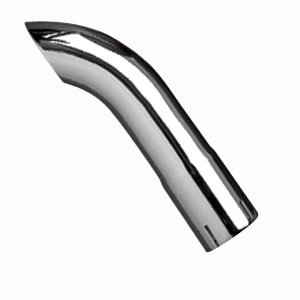3-1/2" Chrome Exhaust Turndown