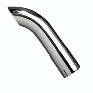 5" Straight Chrome Exhaust Turndown