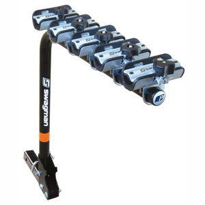 2" Fold Down RAC XP 5-Bike Carrier