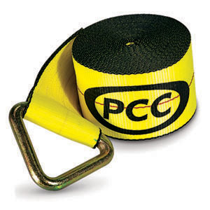 4" x 30' Winch Strap w/ V-Ring