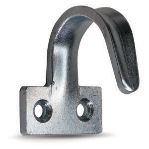 Bolt-On J Rope Hook-Galvanized