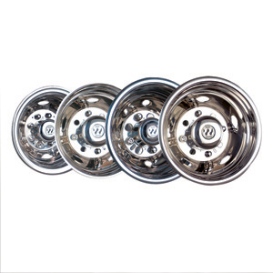 Front/10 5 lug P-30 GM all years 19.5" Wheeliners, Set