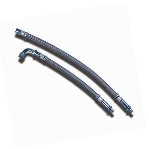 Stainless Steel 7" Straight Hose, 4/pk