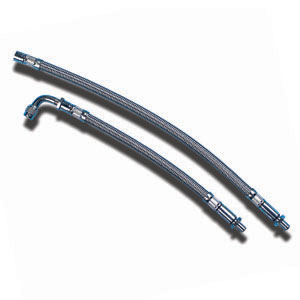 Stainless Steel 13" Wheels Straight Hose, 5/pk