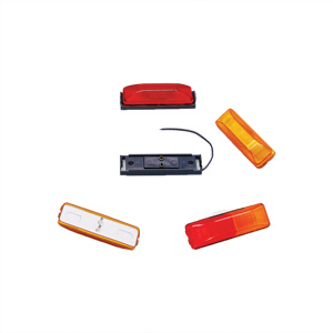 Red Clearance Light w/ Black Base