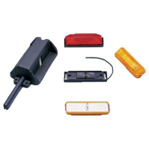 Amber w/ Blk Base Clearance Light