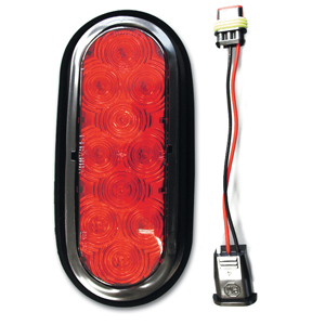 Vertical 6" Oval LED Light Kit