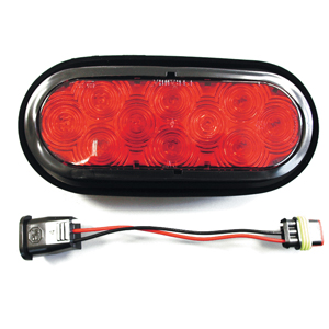 Horizontal 6" Oval LED Light Kit