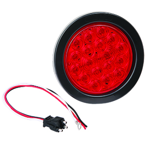 3-Way 4" Round LED Tail Light Kit