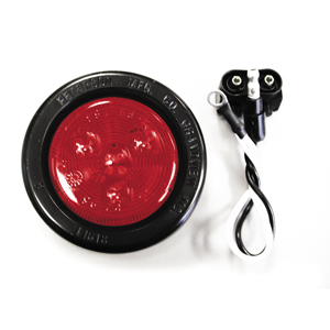 Red 2" Round #30 LED Clearance Light Kit