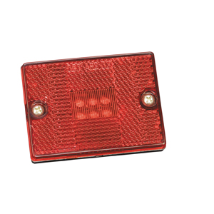 Red Stud Mount Square #42 LED Clearance Light