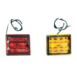 Red LED Wrap-Around Clearance Light