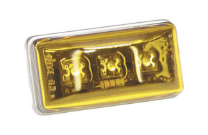 Amber Square Mount LED Clearance Light