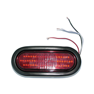 Red Sealed Oval LED Tail Light