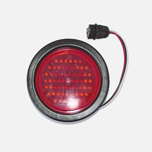 Red Sealed Round LED Tail Light