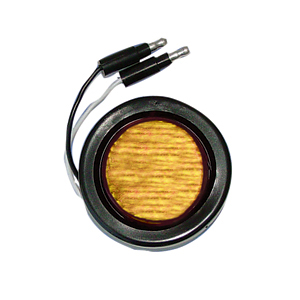 Amber 2" Round Sealed LED Clearance Light