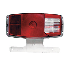 #340 Tail Light w/ License Bracket